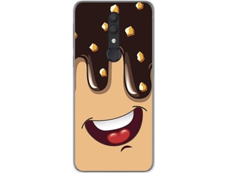 Carcasa Alcatel 1X (2019) TUMUNDOSMARTPHONE Helado Chocolate Multicolor