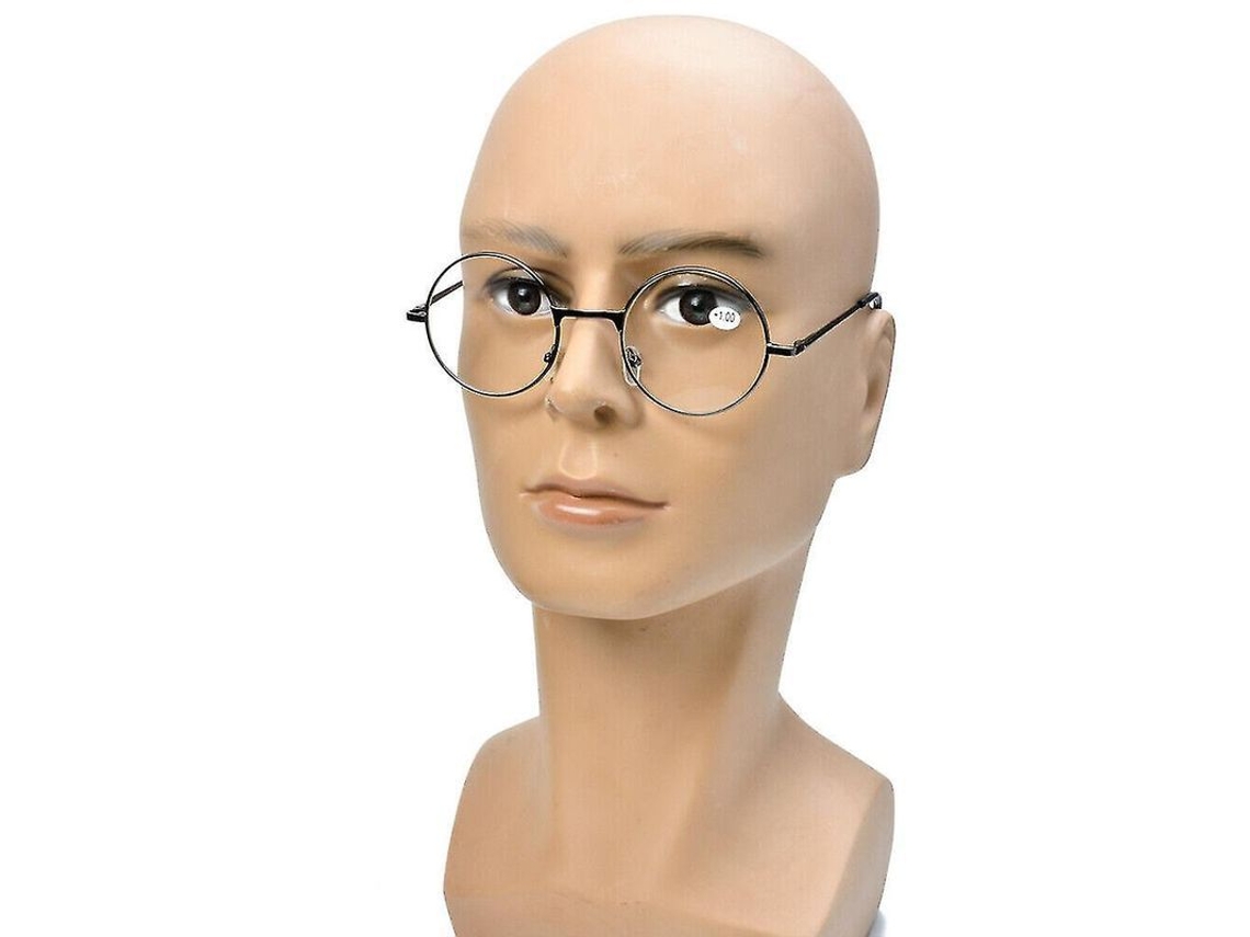 Gafas De Lectura Redondas De Metal Estilo Vintage Para Hombre +1.00~4.00 Regalo Ideal