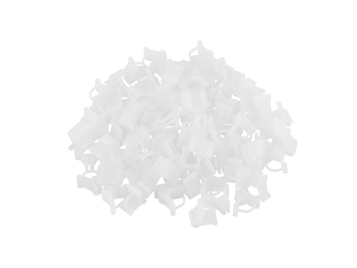 100 Clips De Injerto De Plástico Para Plantas, Plántulas, Frutas, Verduras Y Herramientas De Jardinería.