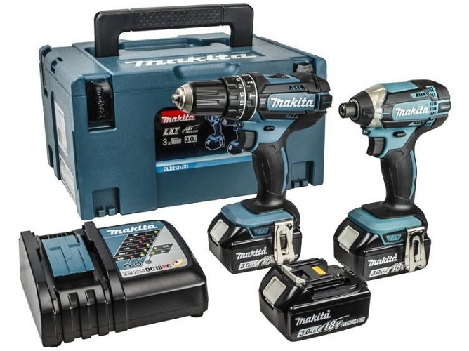 Conjunto de Taladro y Atornillador de Impacto MAKITA DLX2131JX1