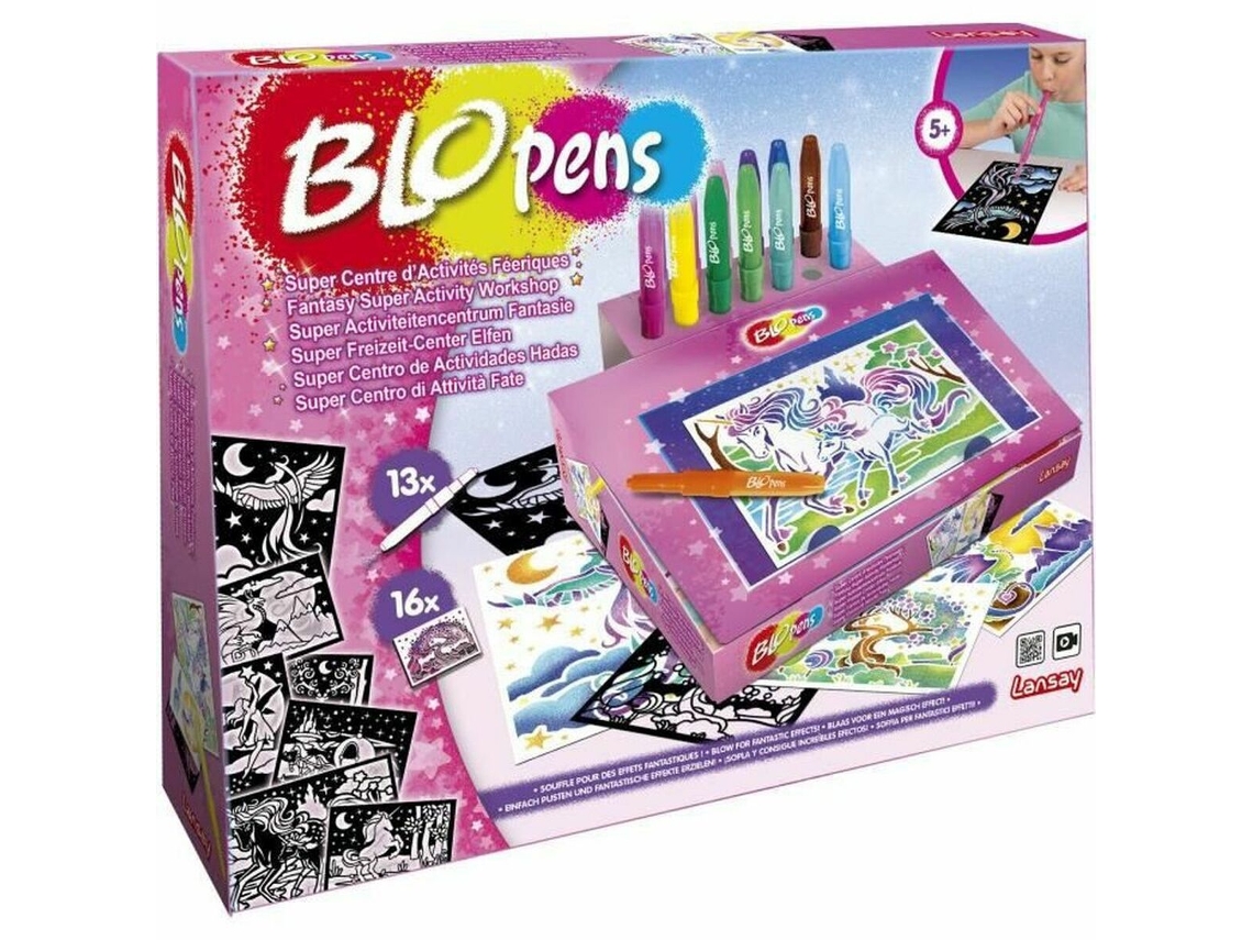 Juego Creativo LANSAY Dibujos para pintar  Blopens (Edad Mínima Recomendada: 5 años)