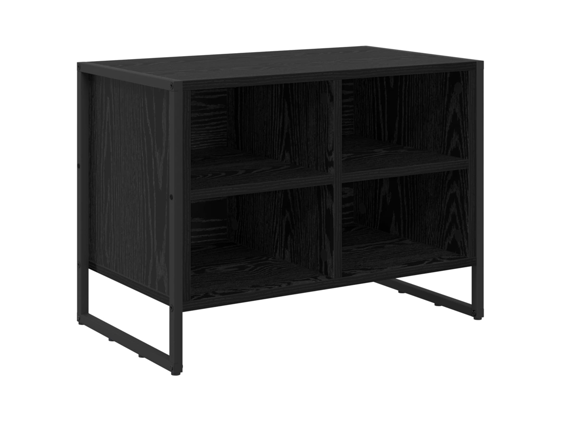 Zapatero | Armario Para Zapatos Roble Negro 60 X 35 X 44 Cm