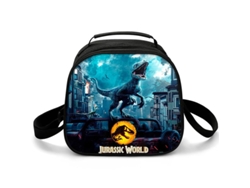 Bolsa De Almuerzo Semicircular Para Picnic, Estilo Escolar, Con Estampado 3d Jurassic World Harajuku