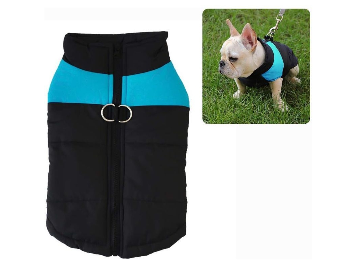 2026-2858-chaqueta Impermeable Para Perros De Invierno Abrigo Con Algodón Pp Y Cremallera Para Perros Pequeños Y Medianos Xl