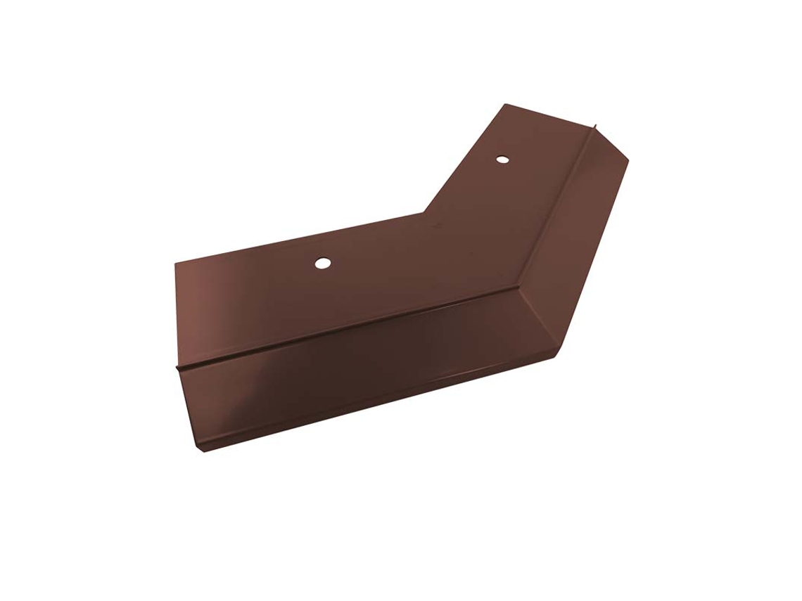 Esquina RENOPLAST de aluminio 135 para perfil de alero K10 Marrón Acabado de terraza Suelos de resina Sistemas de drenaje de agua Perfil angular