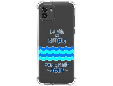 Carcasa para Samsung Galaxy A03 TUMUNDOSMARTPHONE Dibujos Antigolpes Agua Multicolor