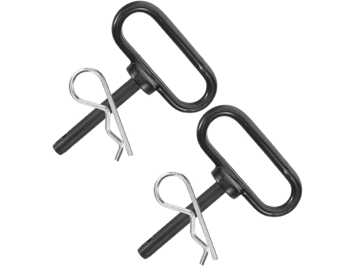 Clip De Pasador De Enganche Negro De 2 Piezas Para Remolque, Tractor Cortacésped, Vehículo Utilitario, Puerta, Antivibración