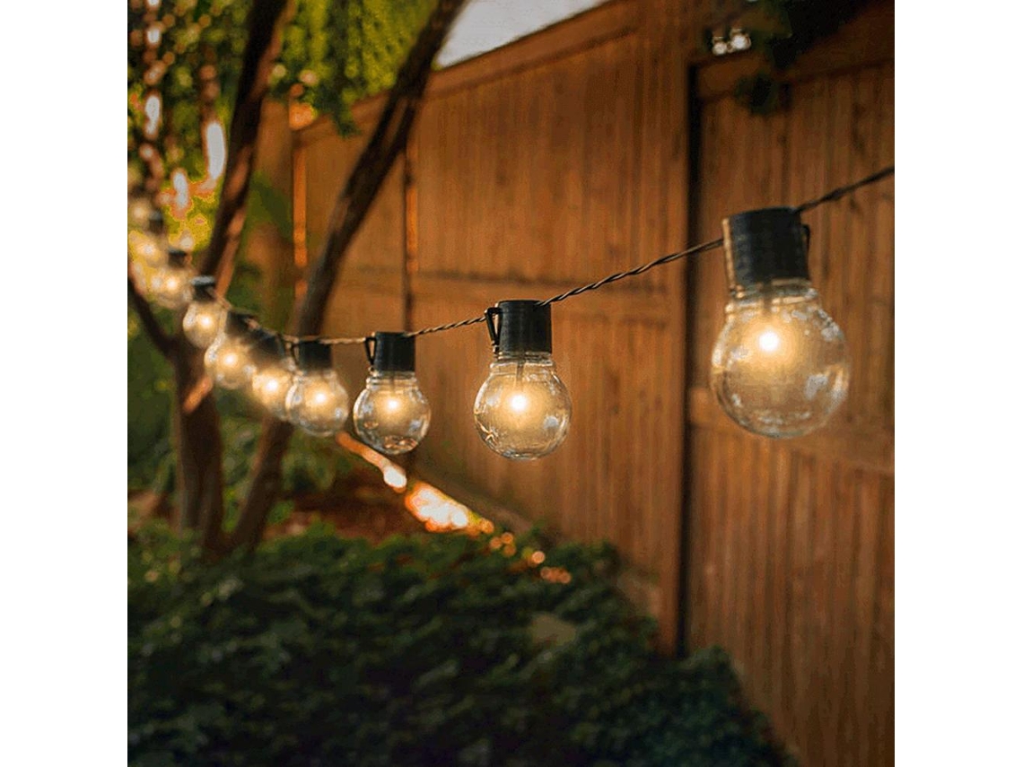 2026-luces Hadas Solares Exteriores Bombillas De Luz Solar Con 8 Modos Ip44 Impermeable Para Jardín Balcón Fiesta
