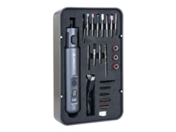 Kit De Herramientas Rotativas Inalámbricas Creality De 10000 A 18000 Rpm, 6 Velocidades, 24 Brocas, Batería Recargable De 3,7 V.