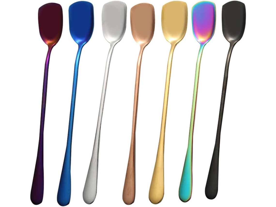 Cucharas Para Helado Inoxidables Y Resistentes A La Corrosión, Juego De 6, Acero Inoxidable.