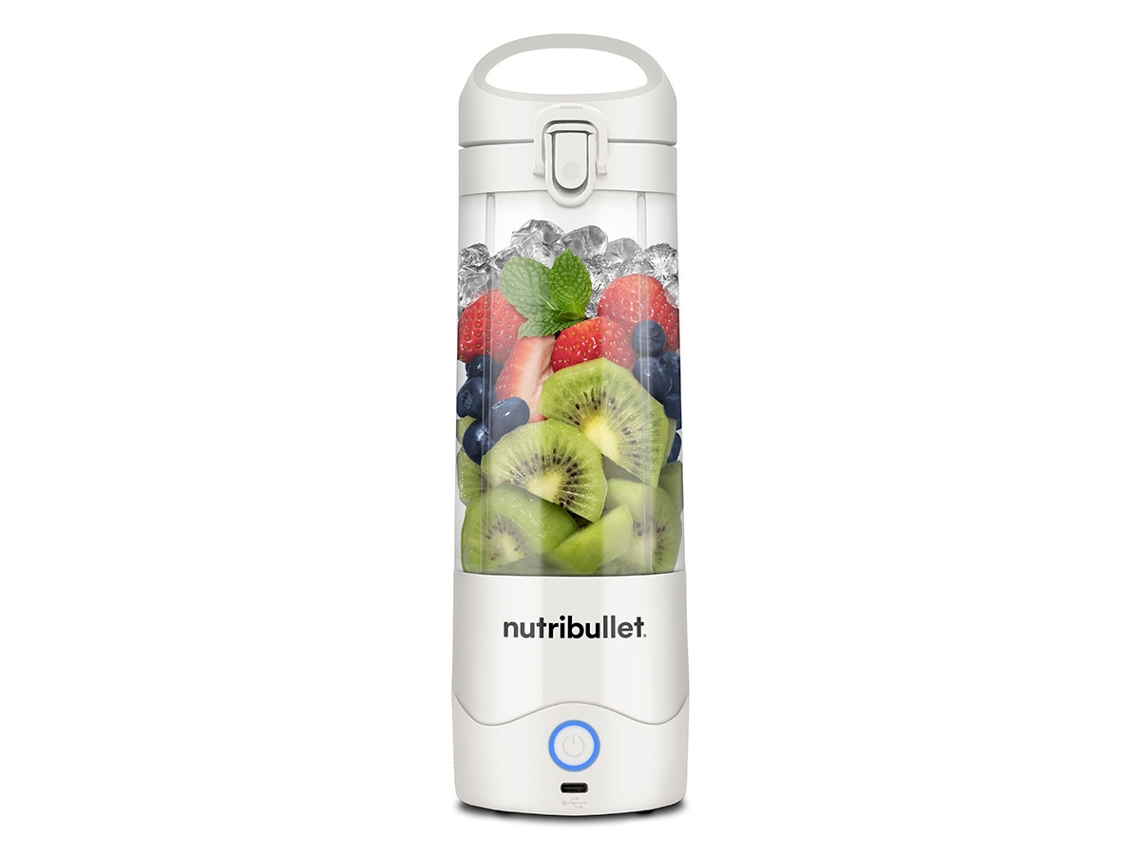 Batidora Portátil NUTRIBULLET Personal Blender Portable NBP003W (0,475 L - Blanco)