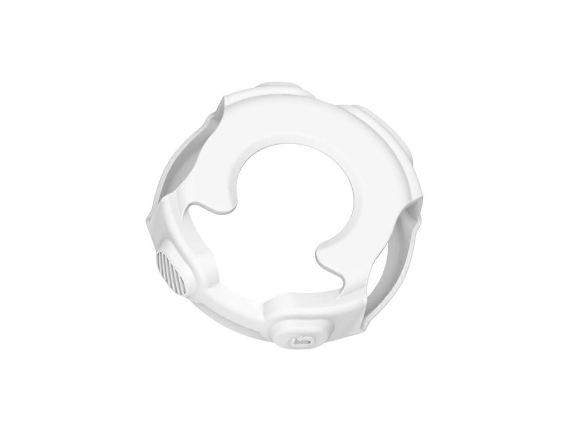 Capa Protetora De Silicone Para Smartwatch, Durável E Confortável, Modelo 235, Branca.