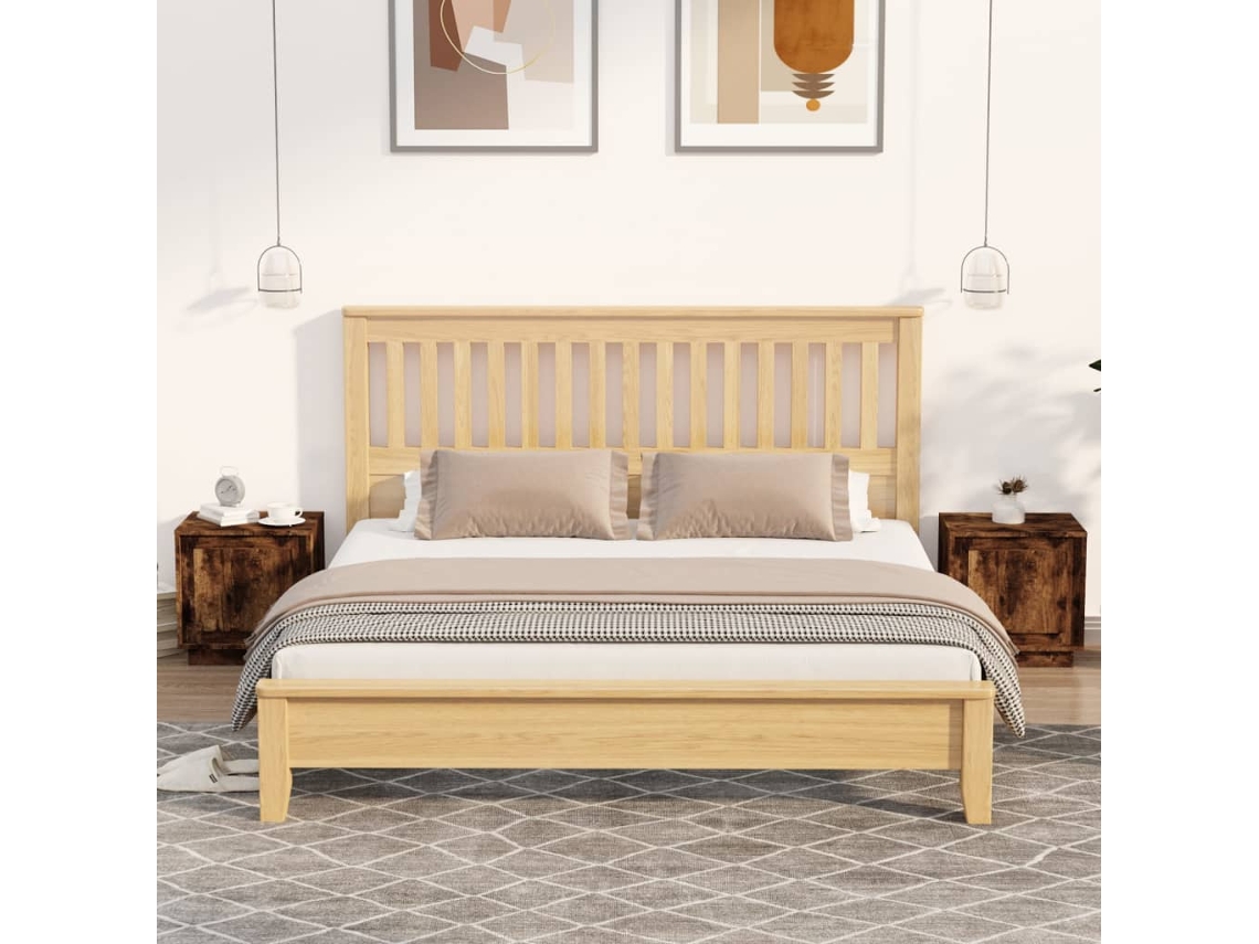 Mesitas de Noche 2Pzs 44X35X45Cm Derivado Madera Roble Ahumado