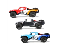 Azul con servomotor Escorlandoo Hunter Oh32x02 1/32 RWD Mini Truck SUV DIY Jaula Trofeo Todoterreno Juguete MDUG