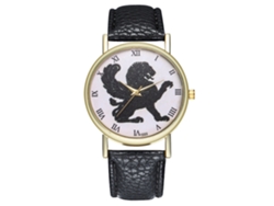 Reloj De Moda Retro De Cuero Artificial Unisex Con Movimiento De Cuarzo