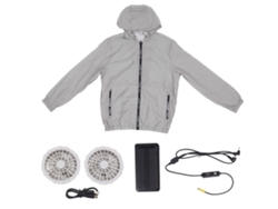 Chaleco Refrigerante Ajustable Con Ventilador Y Batería De 20000 Mah Para El Trabajo, Ciclismo, Correr Y Verano - Xl