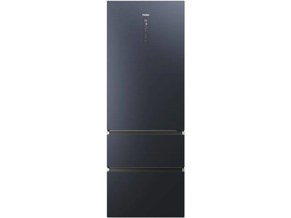 Frigorífico Combi HAIER HTW7720ENMB (No Frost - 201 cm - 483 L - Negro)