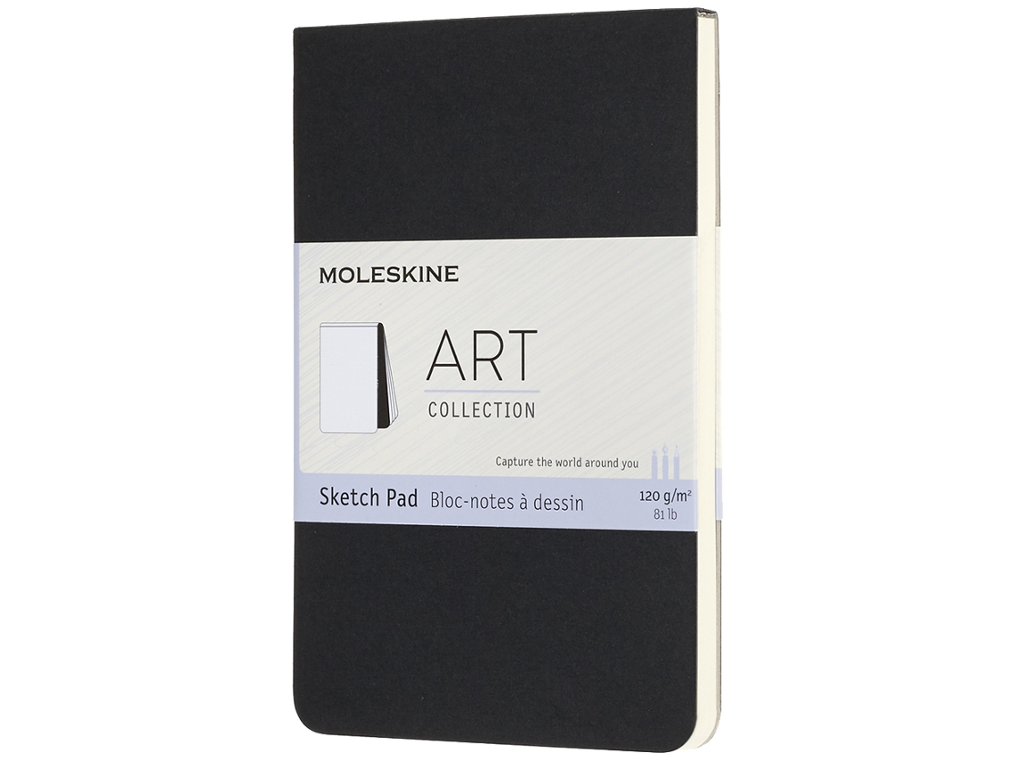Bloc de Dibujo MOLESKINE L/A5 120 G/M² Cartón Negro