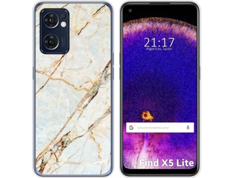 Carcasa Oppo Find X5 Lite 5G TUMUNDOSMARTPHONE Dibujos Mármol 13 Multicolor