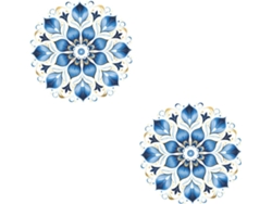 2 Juegos De Pegatinas Decorativas De Pared Con Diseño De Mandala Y Queso Crema.