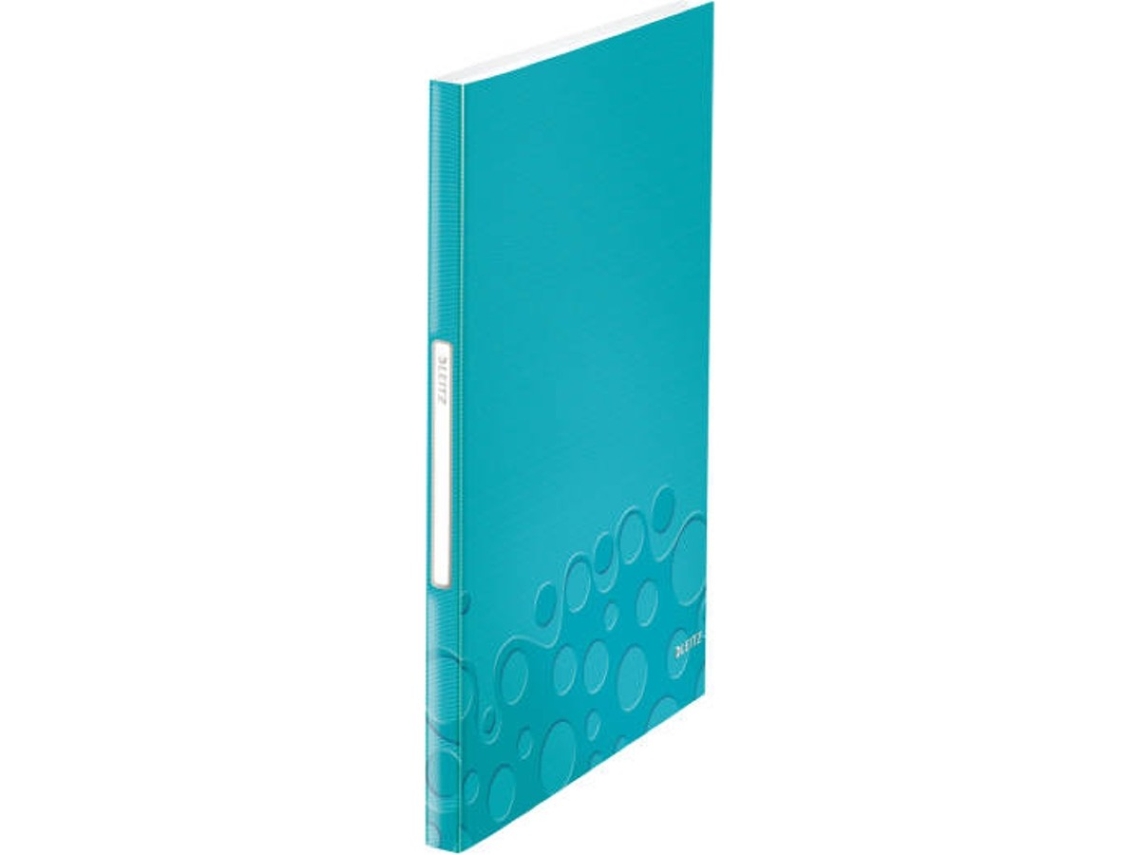 Carpeta LEITZ WOW 40 bolsillos Azul Turquesa (A4 - Capacidad: 80 hojas)