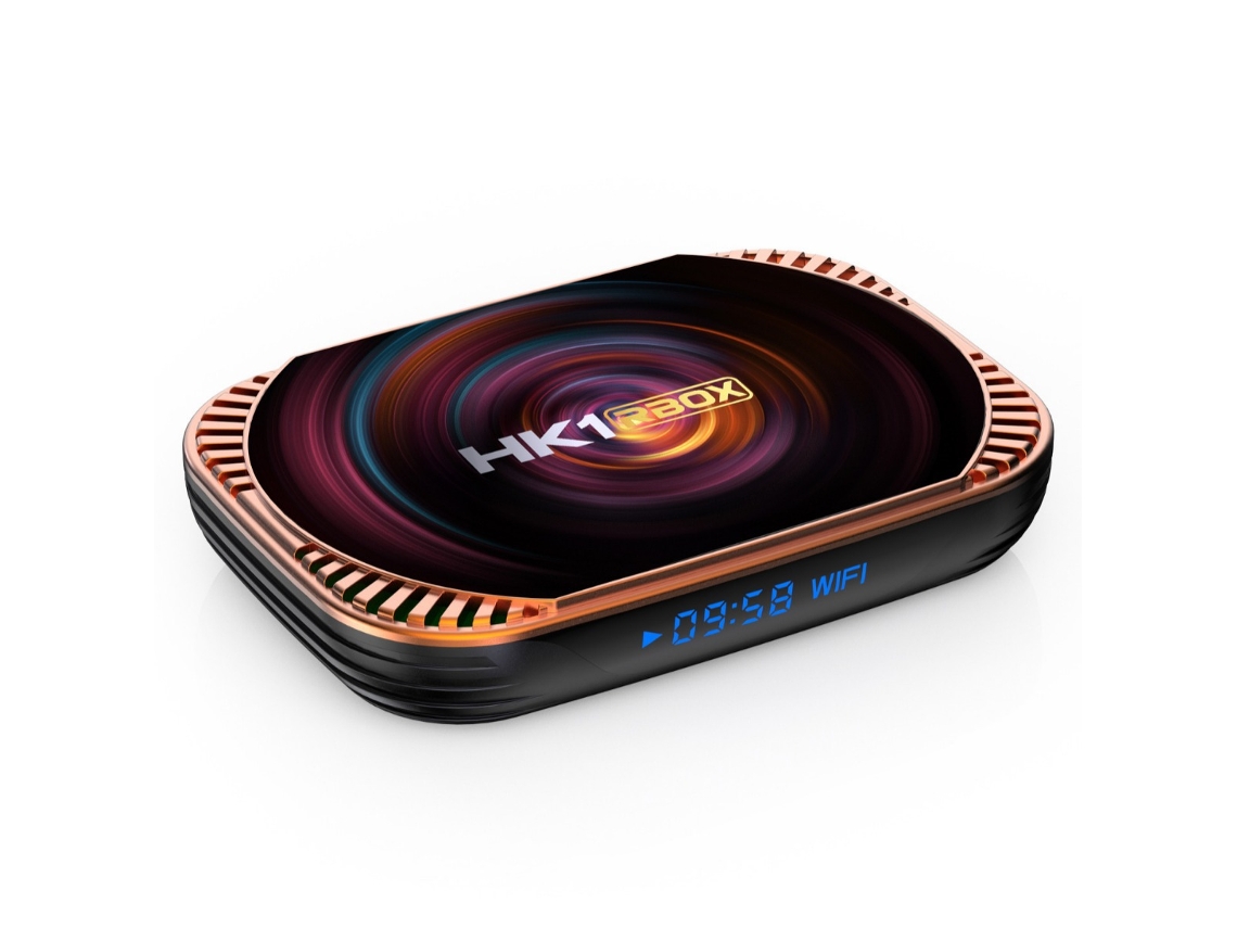 Caja de TV inteligente Yuysan Hk1rx4 4k Android 11 Amlogic S905x4 CPU con control remoto de 4 GB y 64 GB