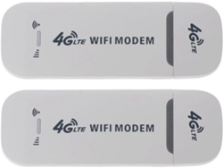 Lote De 2 Adaptadores De Red Módem Usb, Punto De Acceso Wifi 4g Lte, Tarjeta Sim, Enrutador Con Cable, Win Xp Vista 7/10 10 4