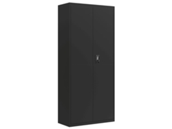 Archivador de acero negro 90x40x200 cm MAISON EXCLUSIVE