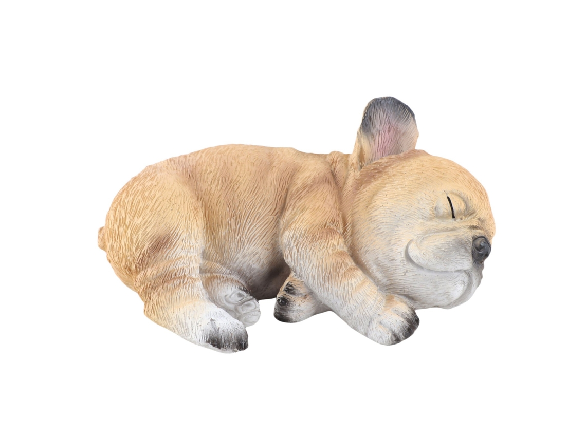 Estatua De Resina De Bulldog Francés, Figura Decorativa Para Jardín Y Uso Interior.