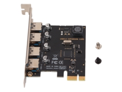 Tarjeta De Expansión Pci E A Usb 3.0 4 Puertos 5gbps De Alta Velocidad Para Computadora De Escritorio