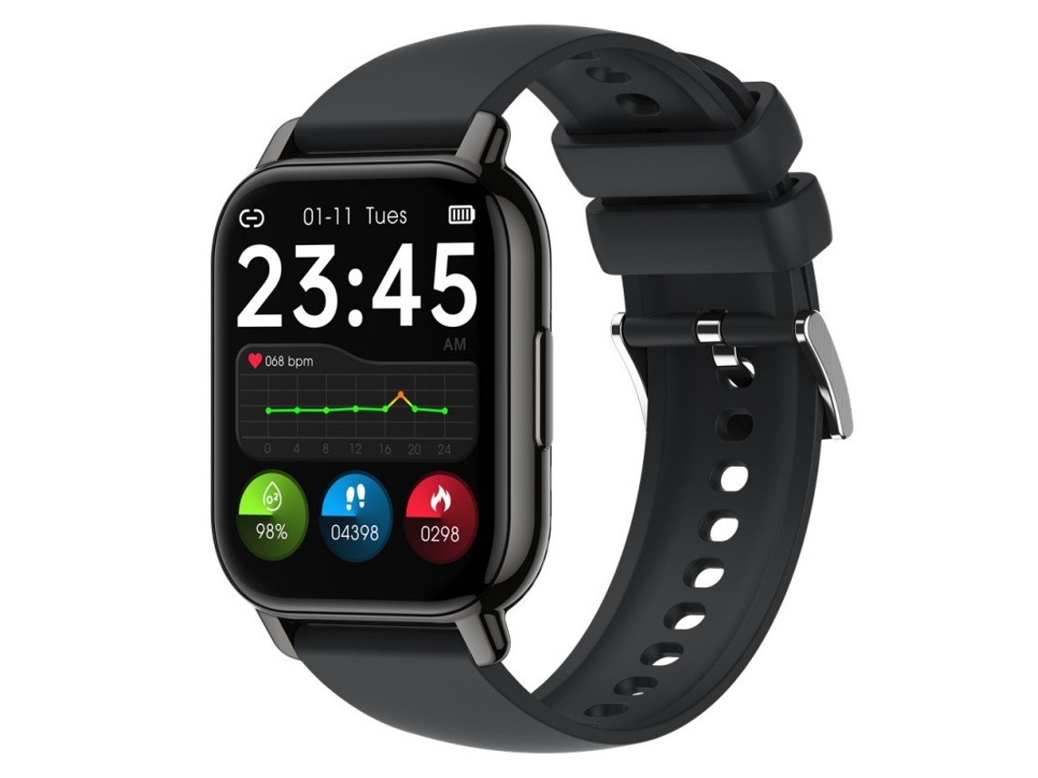 Smartwatch Yizhood P66 1.85 Inch Bluetooth Llamada Ip68 Impermeable (android Y Ios - Negro)