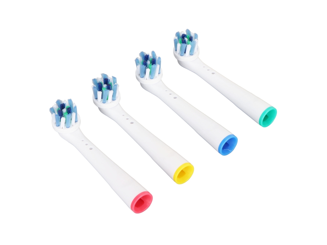 4 Cabezales De Repuesto Para Cepillo De Dientes Eléctrico Oral-b Braun D12 D10 D16 Db4510, Cerdas Suaves.