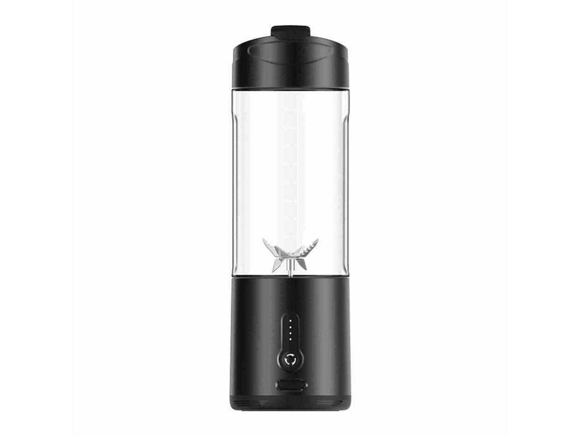 Licuadora Portátil Recargable Por Usb De 530 Ml Con 6 Cuchillas Para Viajes, Camping Y Deportes Al Aire Libre.