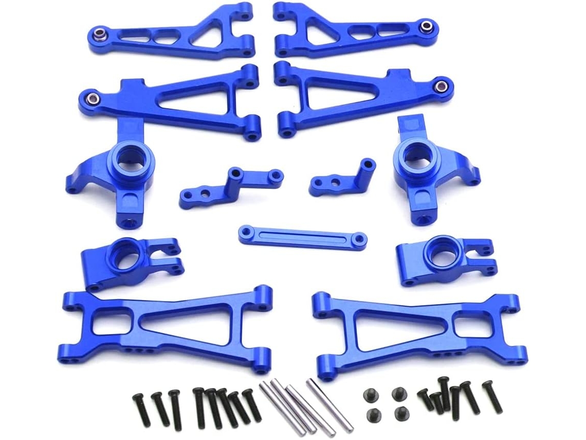 Piezas De Mejora Del Brazo Oscilante De Metal Para Hbx 16889 16890 Sg1601 Sg1602 1/16 Rc Azul