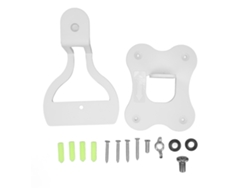 Suporte De Parede Para Alto-falante Sonos Era 100 Metal Grosso Rotativo Acessório Sem Fio Para Economizar Espaço Branco