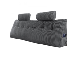 Juego de almohadas para cabecera de terciopelo tamaño king con fundas Tekmaquinas