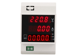 2026-as-medidor Digital De Energía Din Rail Led Potencia Activa Factor Potencia Multifuncional
