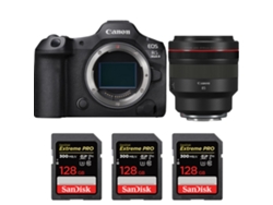 Canon EOS R5 Mark II + RF 85mm F/1.2 L USM + 3 Sandisk 128GB UHS II 300MB/s + Libro electrónico “20 consejos para fotos impresionantes”