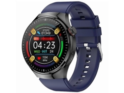 Reloj inteligente redondo Tk26 AMOLED con detección de órganos y monitorización de salud, llamadas Bluetooth y correa de silicona para bicicletas eléctricas.