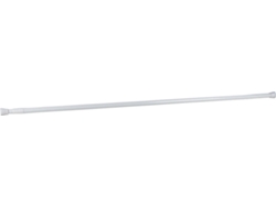 Barra Cortina Extensible (Presión) Modelo White 137-228Cm