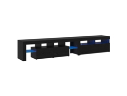 Mueble de TV MAISON EXCLUSIVE 2 Piezas Roble Negro 230x36,5x40 cm