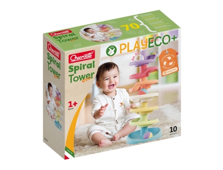 Juego Educativo QUERCETTIPlay Eco - Spiral Tower (Edad Mínima Recomendada: 1 año)
