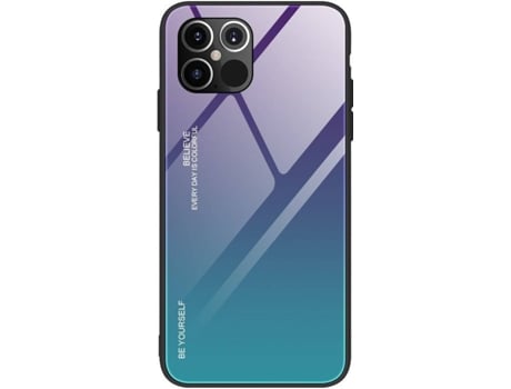 Protector de Pantalla iPhone 12 Pro Max LMOBILE Verde, Morado