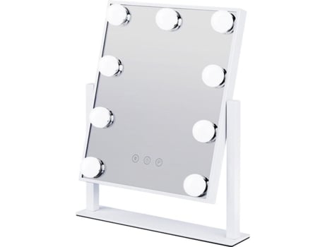 Espejo de maquillaje con iluminación LED - Blanco NORTHIX