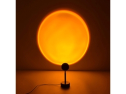 Lámpara de mesa con proyección de sol, LED arcoíris, ideal para sala de estar, efecto de color NEVEANCE