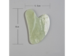 Rodillo De Jade Y Raspador Gua Sha Para Masaje Facial, De Cuello Y Corporal: Herramienta De Belleza Para Adelgazar El Rostro Y Cuidar La Piel.