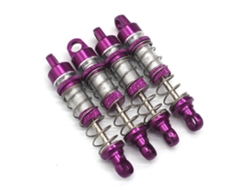 Amortiguador De Aceite Metálico Mejorado Silver4pcs Para Mnrc Mn78 Cherokee 1/12 Rc Car Vehicles Models Spare Parts