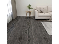 Tarimas De Suelo Autoadhesivas 20 Uds Pvc Gris Oscuro 1,86 M²
