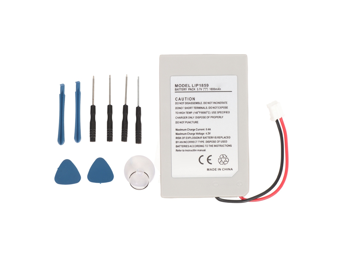 Bateria De Substituição Lip1859 De Alta Capacidade 1800mah Para Controle Ps3 Cechzc2e Cechzc2u