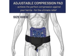 Cinturón De Hernia Para Adultos Com Algodão Removível Para Suporte Inguinal E Alívio Da Dor Na Recuperação, Tamanho Universal, Branco